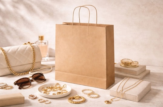 Sacos de Papel com asa Retorcida